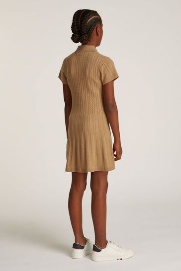 Buy Tommy Hilfiger Short Sleeve Sweater Dress from the Laura Ashley online shop