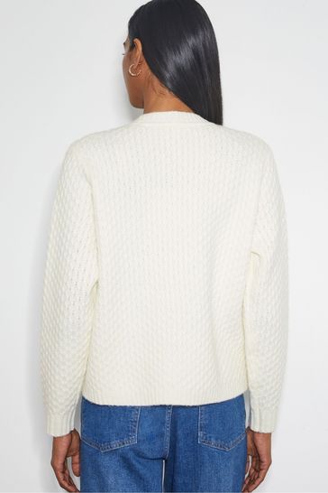 Monsoon white cardigan shop