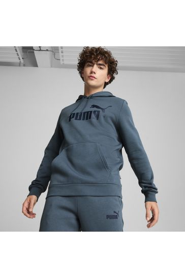 Buy Puma Grey Mens Essentials Big Logo Hoodie from Next Poland