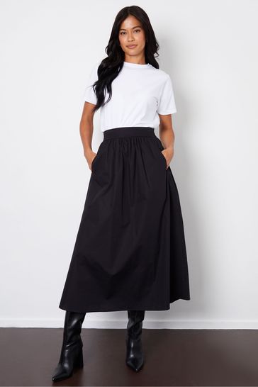 Maxi skirt with pockets clearance