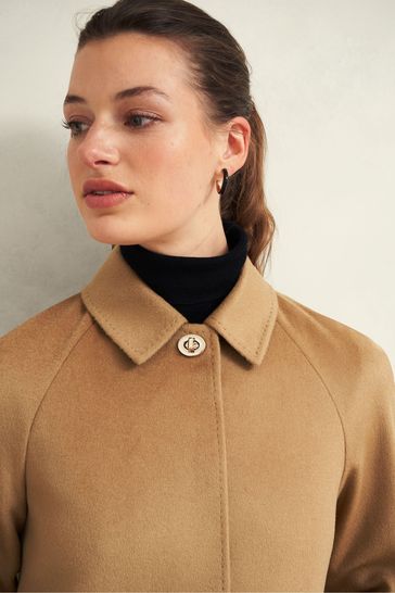 Buy Hobbs Brown Vivienne Wool Coat from Next Bahrain