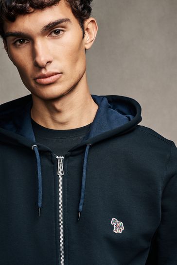 Ps by paul smith logo hooded zip sweatshirt new arrivals