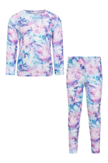 Buy Mountain Warehouse Kids Talus Printed Thermal Top And Joggers Set from the Laura Ashley online shop