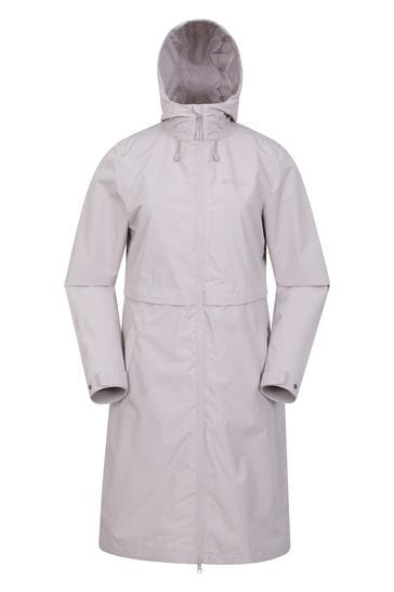 Buy Cream Mountain Warehouse Hilltop Womens Extra Long Waterproof Jacket from Next Bahrain