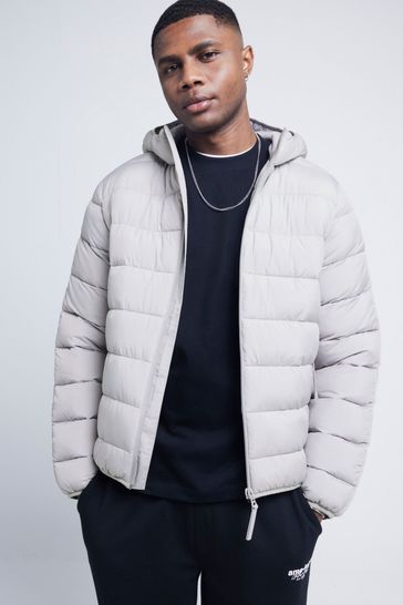 River island white puffer coat online