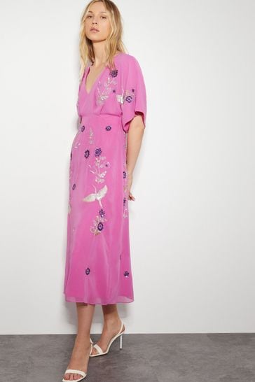 Kimono embellished dress online
