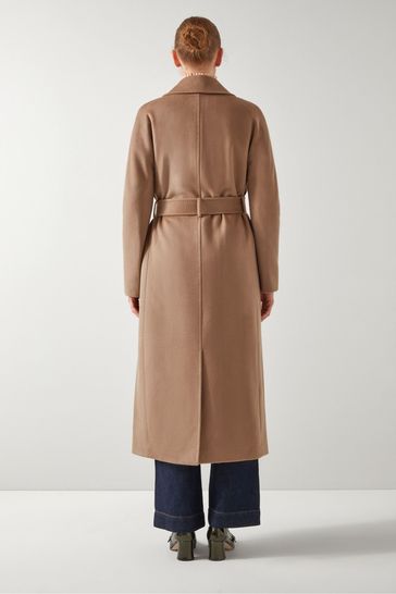 Maxi wool coat top