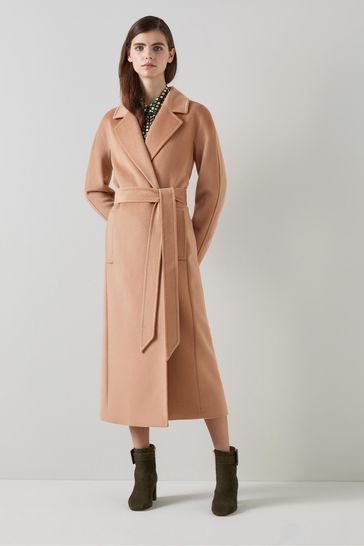 Lk bennett camel coat store