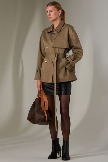 Mini trench coat online