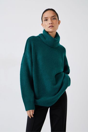 Buy Hush Meryl Roll Neck Wool Blend Jumper from the Laura Ashley online shop
