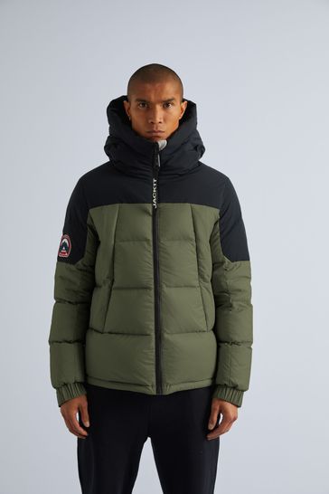 Buy JACK1T Luna Down Hooded Puffer Jacket from the Laura Ashley online shop