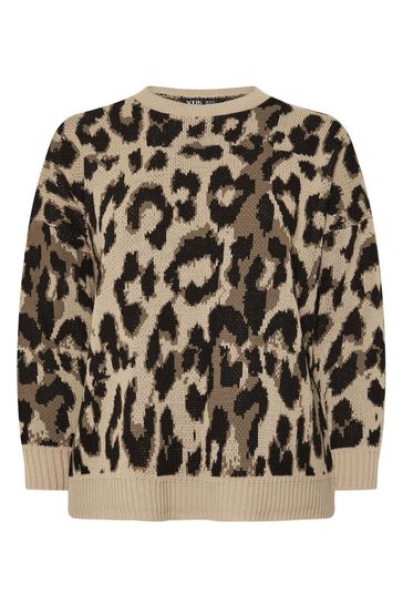 Buy Yours Curve Conversational Animal Print Jumper from Next Bahrain