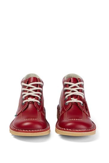 Kickers boots red shop