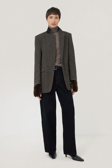 Jigsaw faux fur hot sale