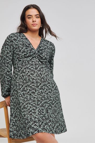 Knot front skater dress discount