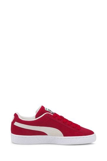 Puma Red Suede Classic XXI Youth Trainers