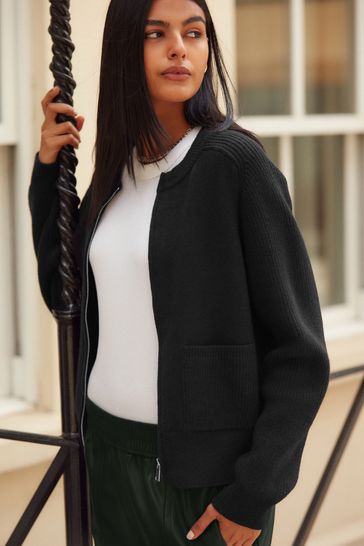 Knitted jacket cardigan clearance