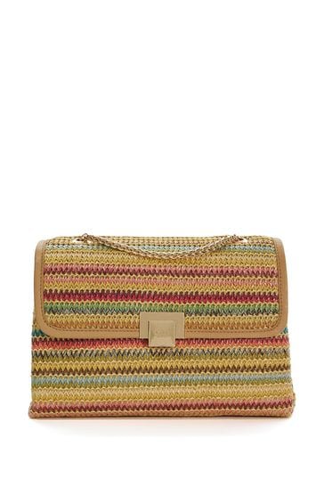 Dune London Multi Small Dorchso Raffia Shoulder Multi Bag