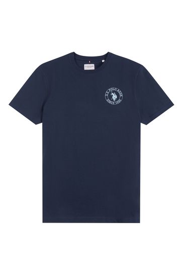 U.S. Polo Assn. Classic Fit Mens Circle Print T-Shirt