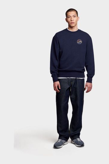 Buy Penfield Mens Relaxed Fit Blue Circle Mountain Sweatshirt from Next Turkey