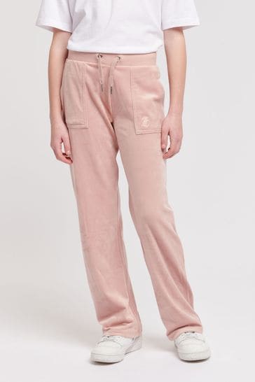 Juicy Couture Pink Tonal Wide Leg Joggers