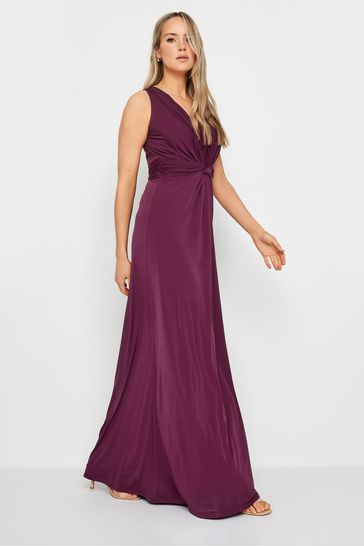 Buy Long Tall Sally Burgundy Red Knot Front Maxi Dress from Next Netherlands