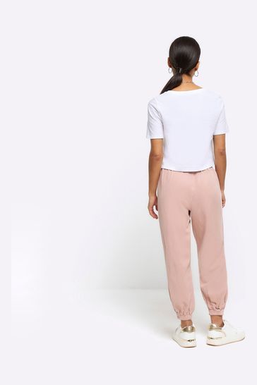 Petite baby pink 2025 joggers
