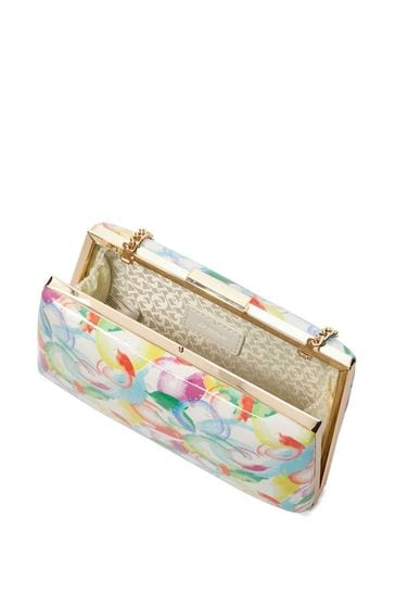 Buy Dune London White Bellaria Angled Frame Clutch Bag from Next Austria
