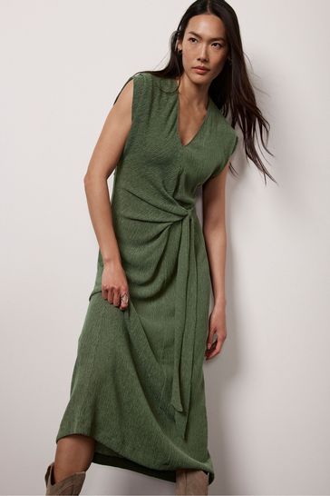 Buy Mint Velvet Textured Midi Dress Next