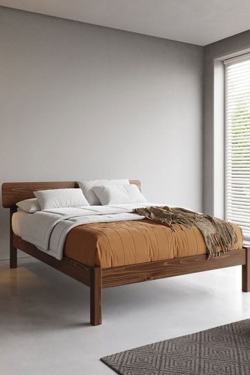 Get Laid Beds Coffee Bean Brown The Deco Solid Wood Bed