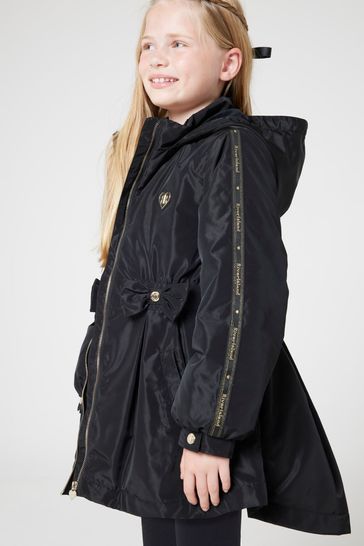 Buy River Island Girls Cinched Waist Frill Raincoat from Next Turkey