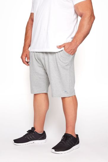 BadRhino Big & Tall Grey Essential Jogger Shorts