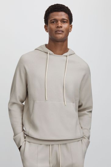 Grey drawstring hoodie hotsell