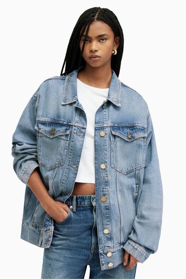 AllSaints Blue Willow Denim Jacket