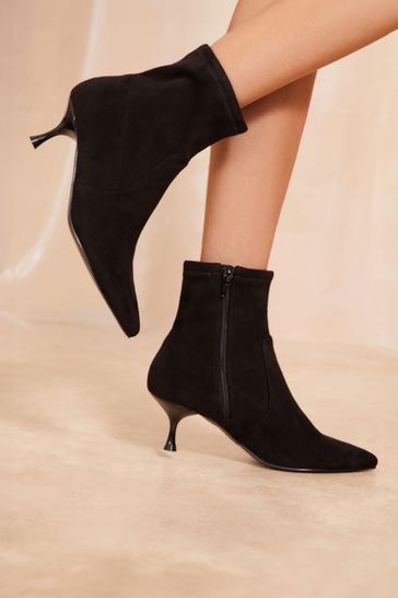 Sock bootie kitten heel deals
