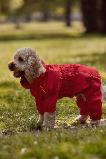 Buy Red 4 Leg Waterproof Dog Coat from Next Bahrain