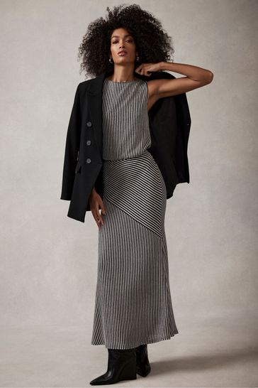 Mint velvet striped dress best sale