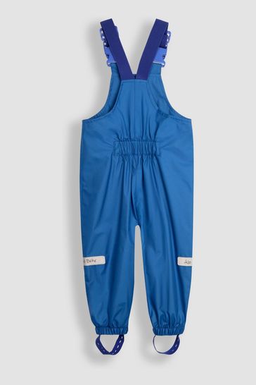 Buy JoJo Maman Bebe Cobalt Blue Pack Away Waterproof Dungarees from Next Italy