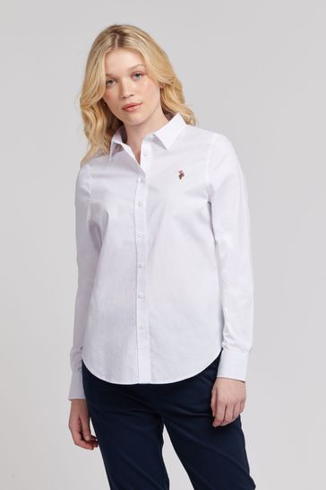 U.S. Polo Assn. Womens Classic Fit Oxford Shirt