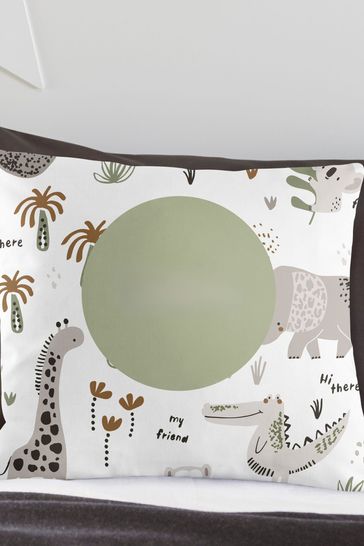 Personalised Kids Safari Cushion by Koko Blossom