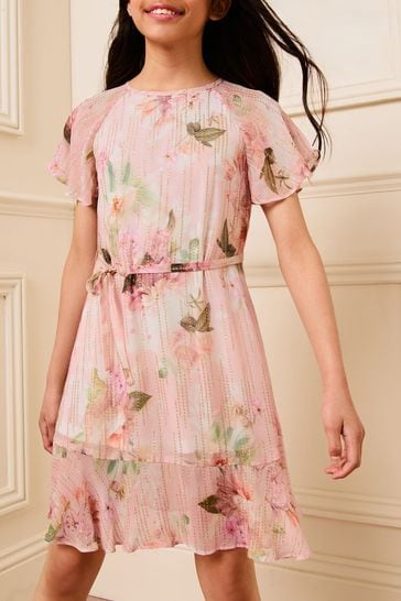 Lipsy pink floral dress sales