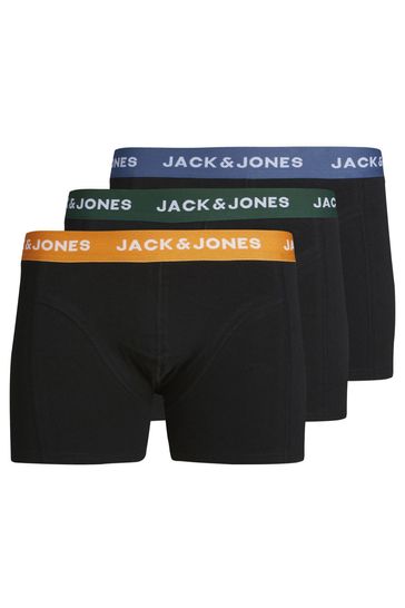 JACK & JONES JUNIOR Green Logo Pack Trunks 3 Pack