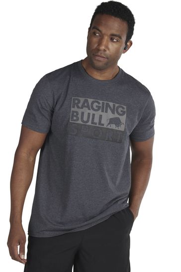 Raging Bull Grey Sport Block T-Shirt