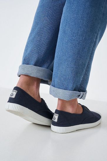 Crew Clothing Laceless Canvas Trainers