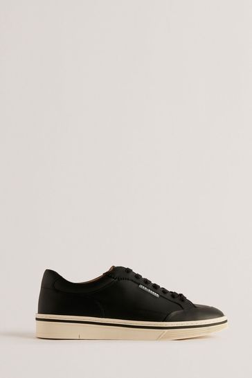 Ted Baker Hampstd Lace To Toe Black Shoes