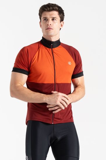 Buy Dare 2b Orange Protraction III Zip Up Lightweight Cycling Jersey from Next Bahrain