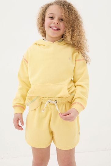 FatFace Yellow Sophia Sweat Shorts