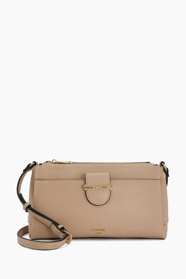 Dune London Nude Darleno Front Pocket Cross-Body Bag