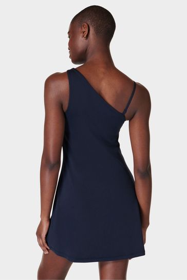Buy Sweaty Betty Navy Blue All Round Asymmetric Dress from Next Bahrain