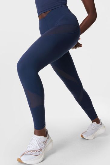 Mesh top workout tights